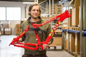 Steffen Weingärtner mit dem Rotwild G1