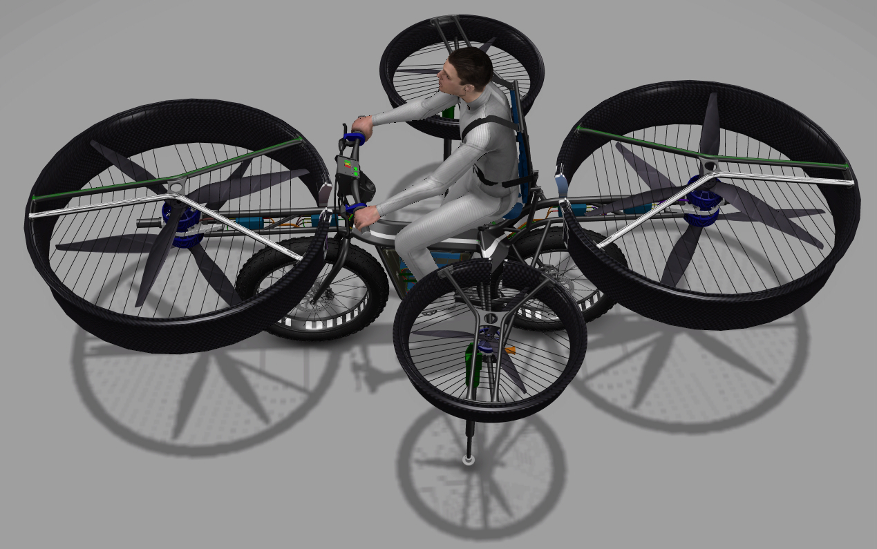 Kurios fliegendes Fahrrad von Dassault Systèmes MTBNews.de