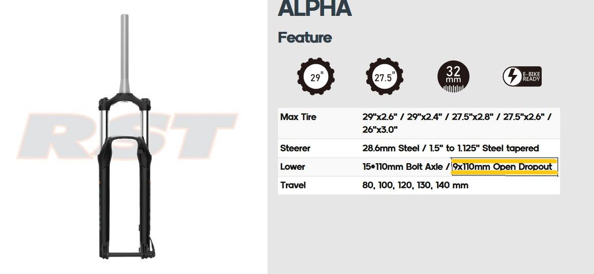 Fahrrad Steckachsenadapter 12mm - Gewindesteigung 1,75mm Für Boostgabel