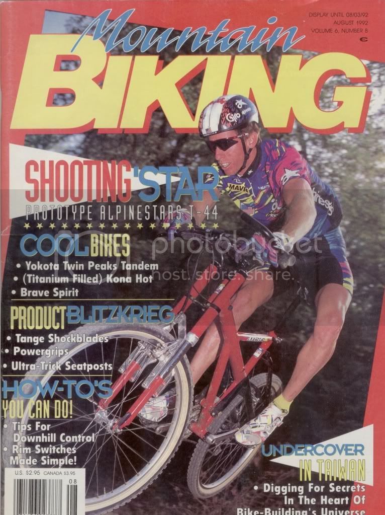 Alpinestars t44 Prototyp auf MountainBiking_Cover 1992.jpg