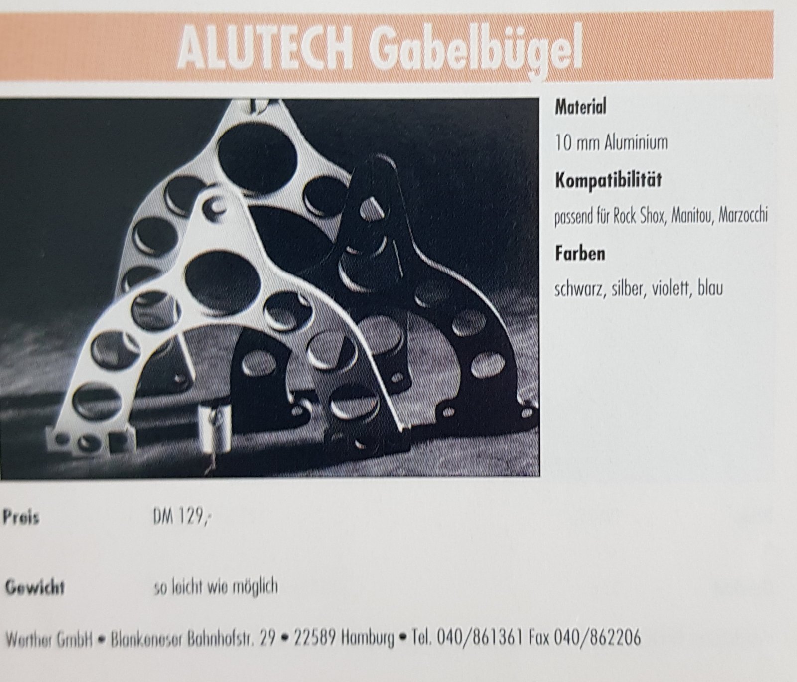 Alutech Brücke Bügel brake booster in BSN Katalog 1995.jpg