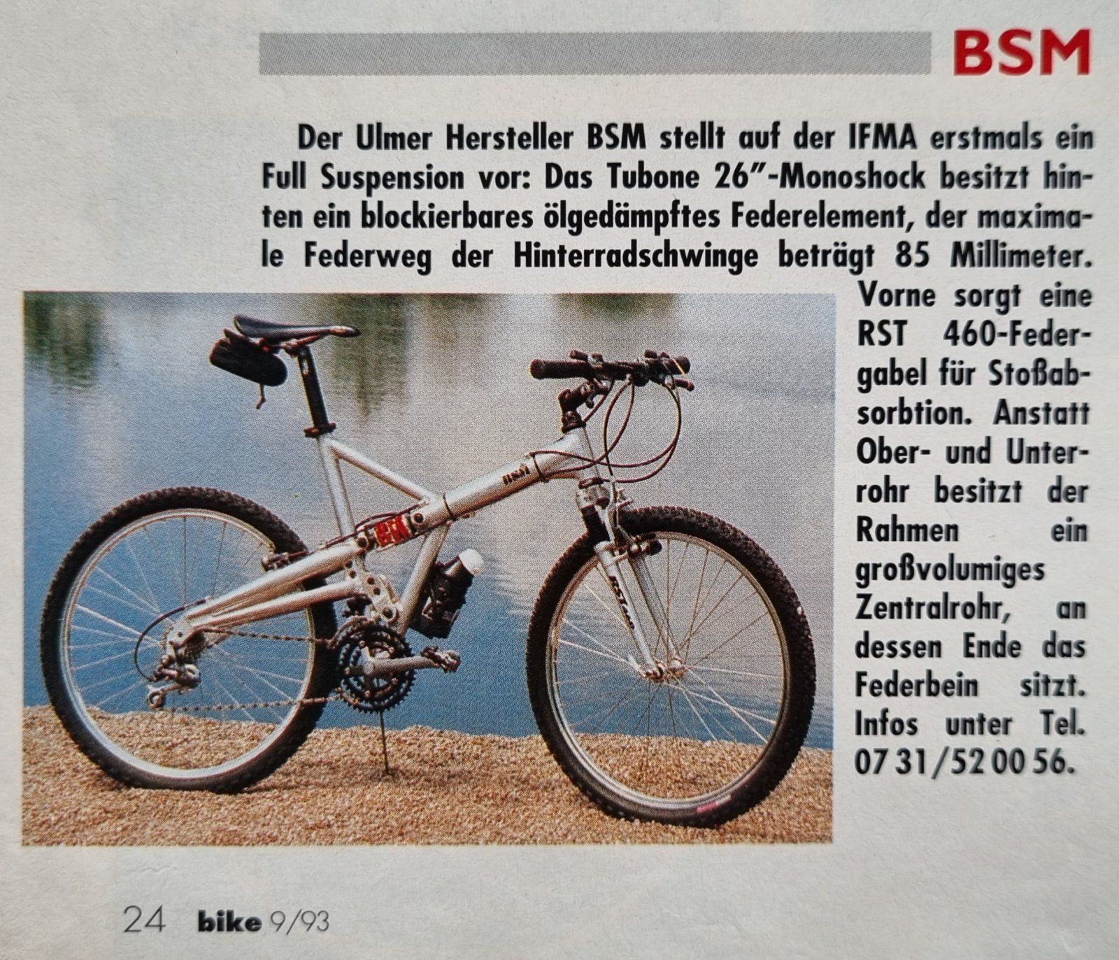 BSM Tubone 26 Monoshock aus Bike 1993 09.jpg