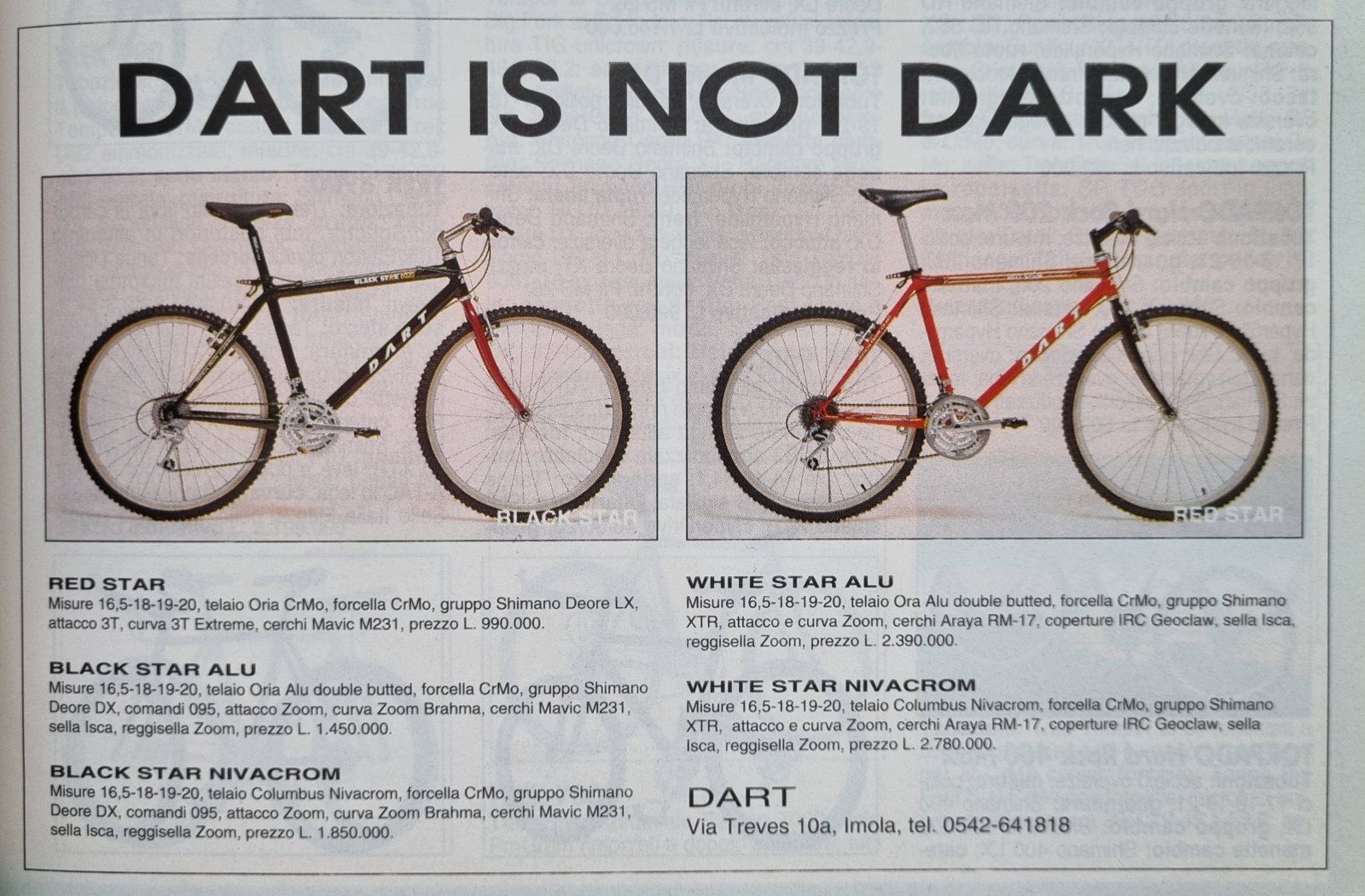 Dart Ad aus Guida Biciletta 1992.jpg