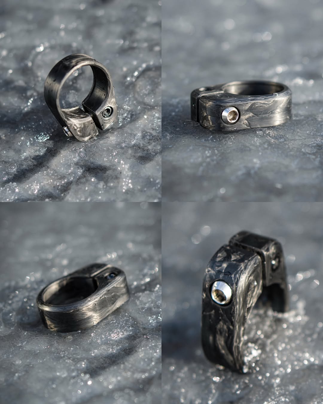 Forbidden Carbon Seatclamp  After having the original one stolen last summer, this one was on ...jpg