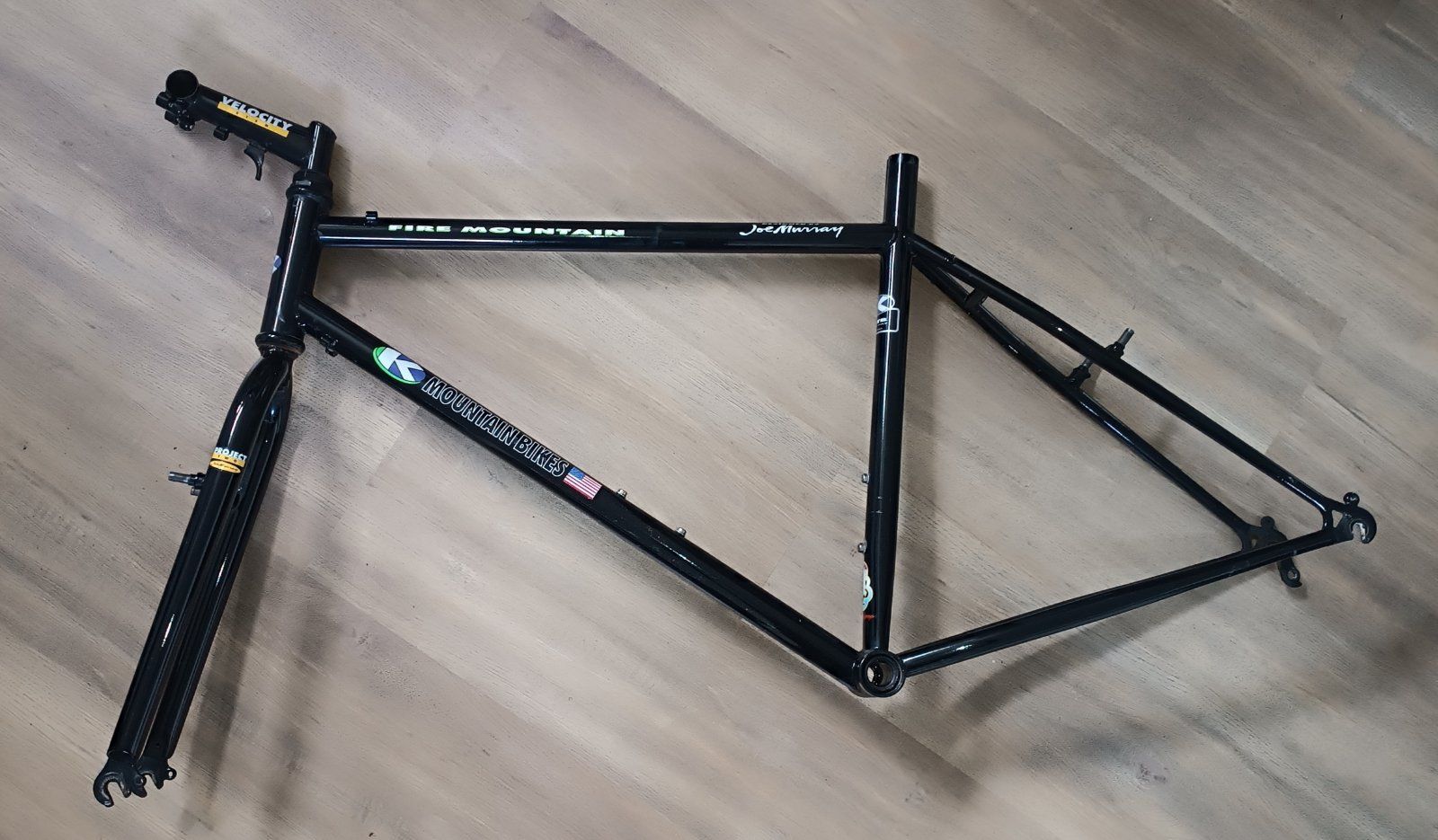 Erledigt 1992 Kona Fire Mountain Rahmenset P2 Velocity 19 Zoll