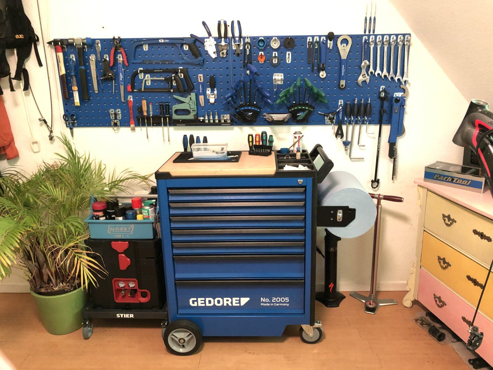 Werkstatt mit Flopstop wie sie früher mal war 😊