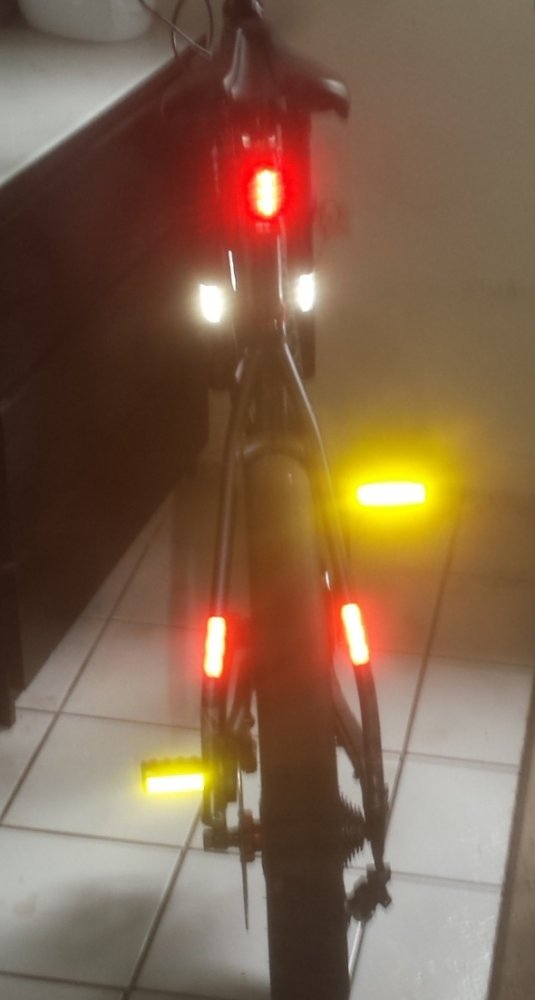 Fahrrad Hinten Sicherheit Warnlicht Reflektor Schwanz RadfahrenY