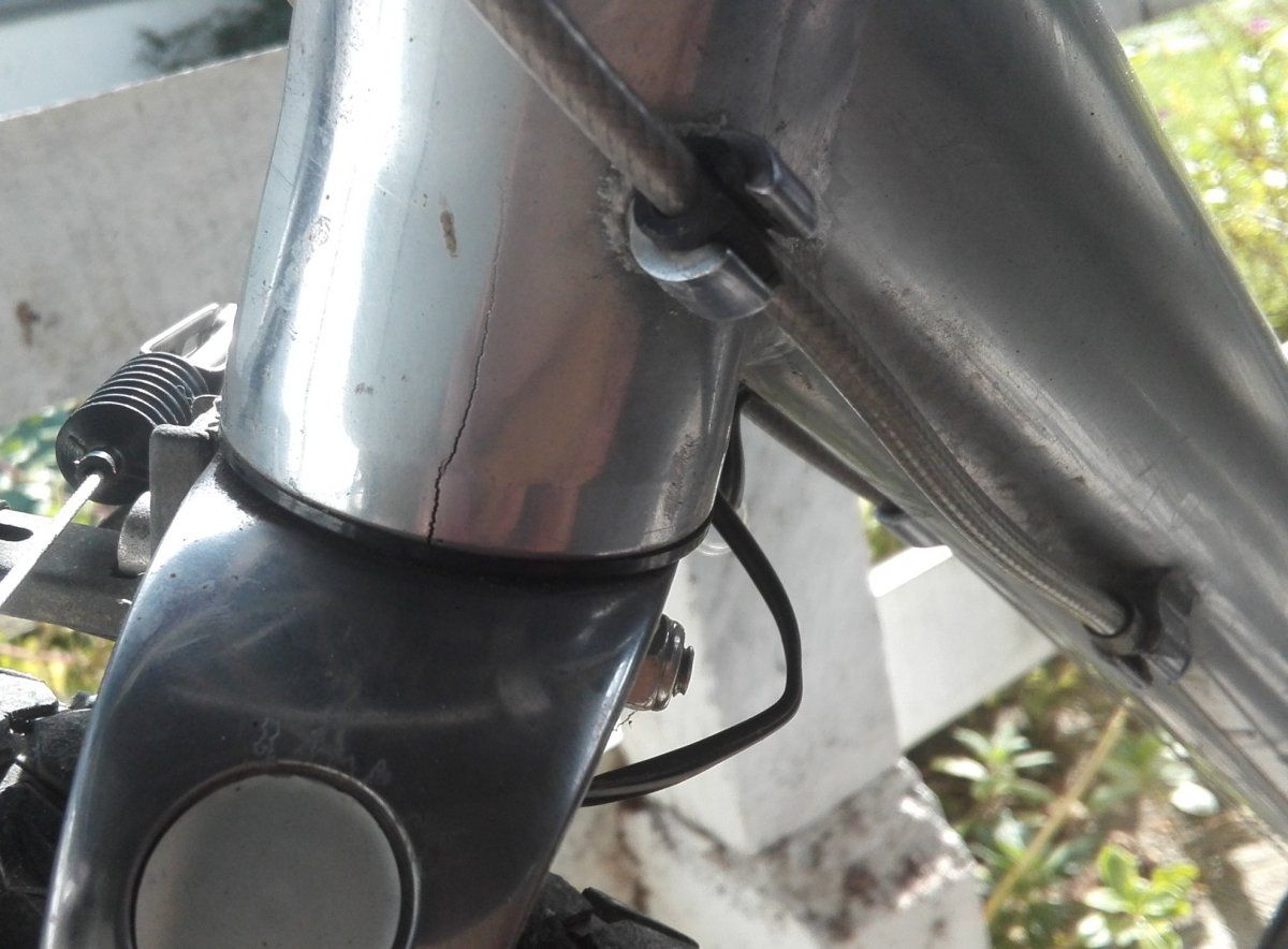 Fahrrad Riss Im Rahmen fahrradbic