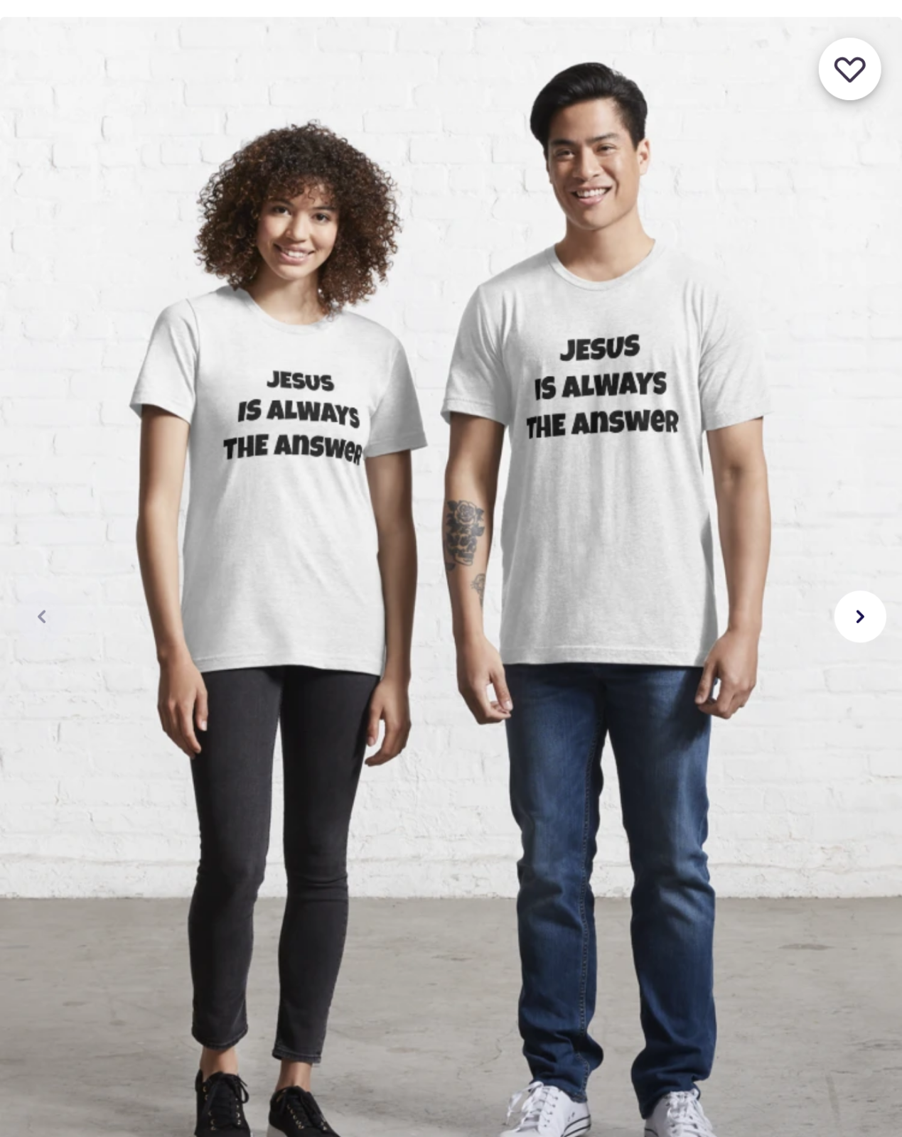 Screenshot 2024-01-17 at 16-27-11 Essential T-Shirt for Sale mit Jesus ist immer die Antwort v...png
