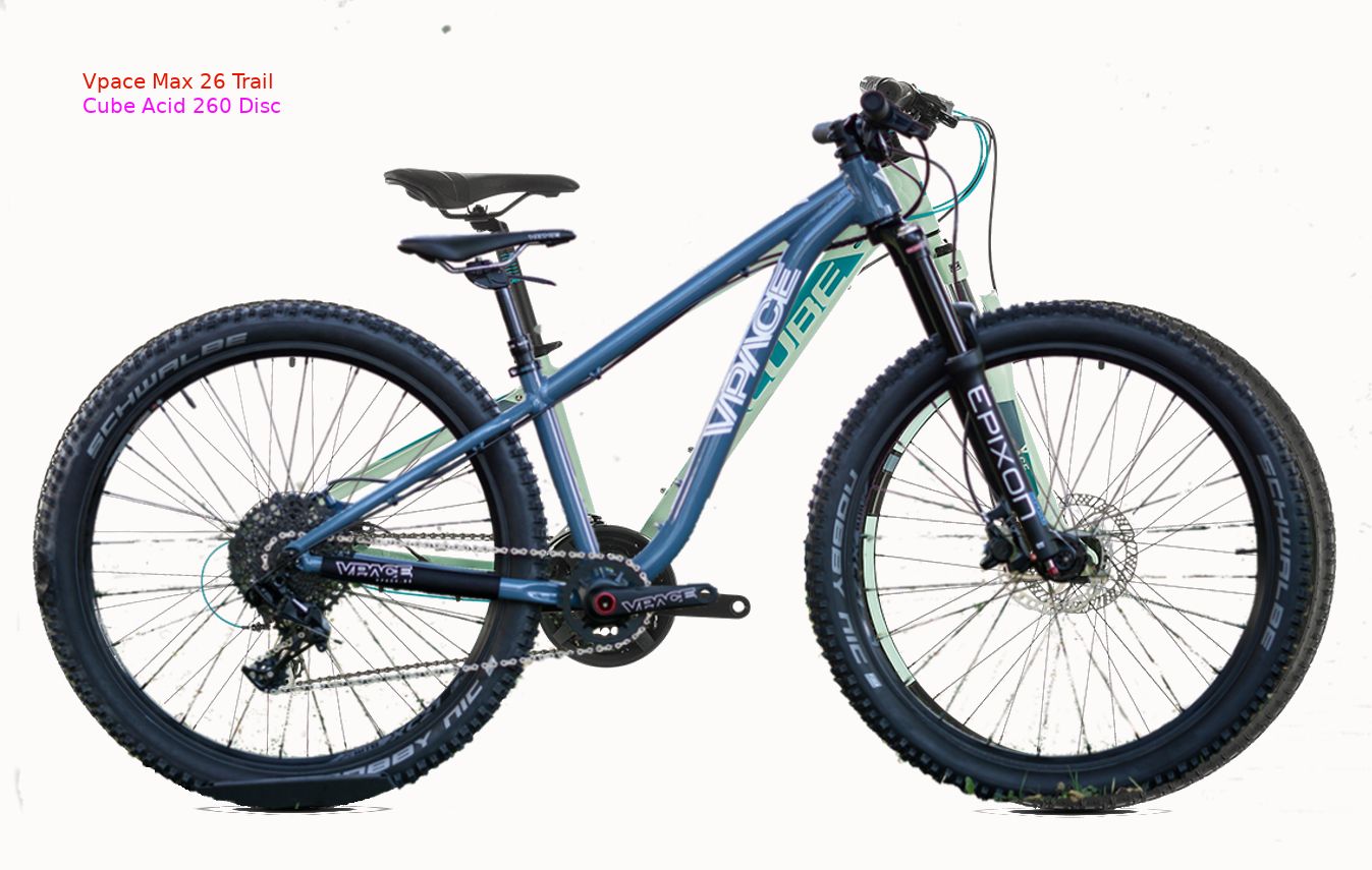 Vpaxe Max 26 Trail  |  Cube Acid 260 Disc.jpg