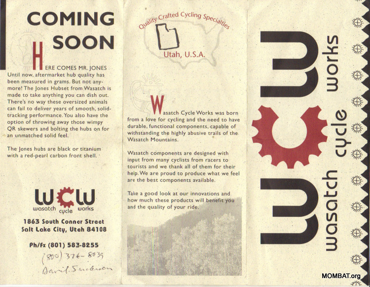 WCW Wasatch Cycle Works 1994 1 vorne.jpg