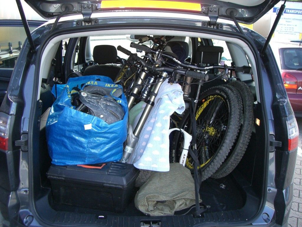 Rennrad Mountainbike Transport Im Ford S Max Mtb News De