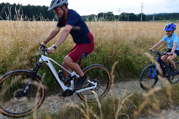 KOMMIT Fahrrad Abschleppseil - Zugsystem für E-Bikes, MTB Kinder ziehe –  Lang Bikes