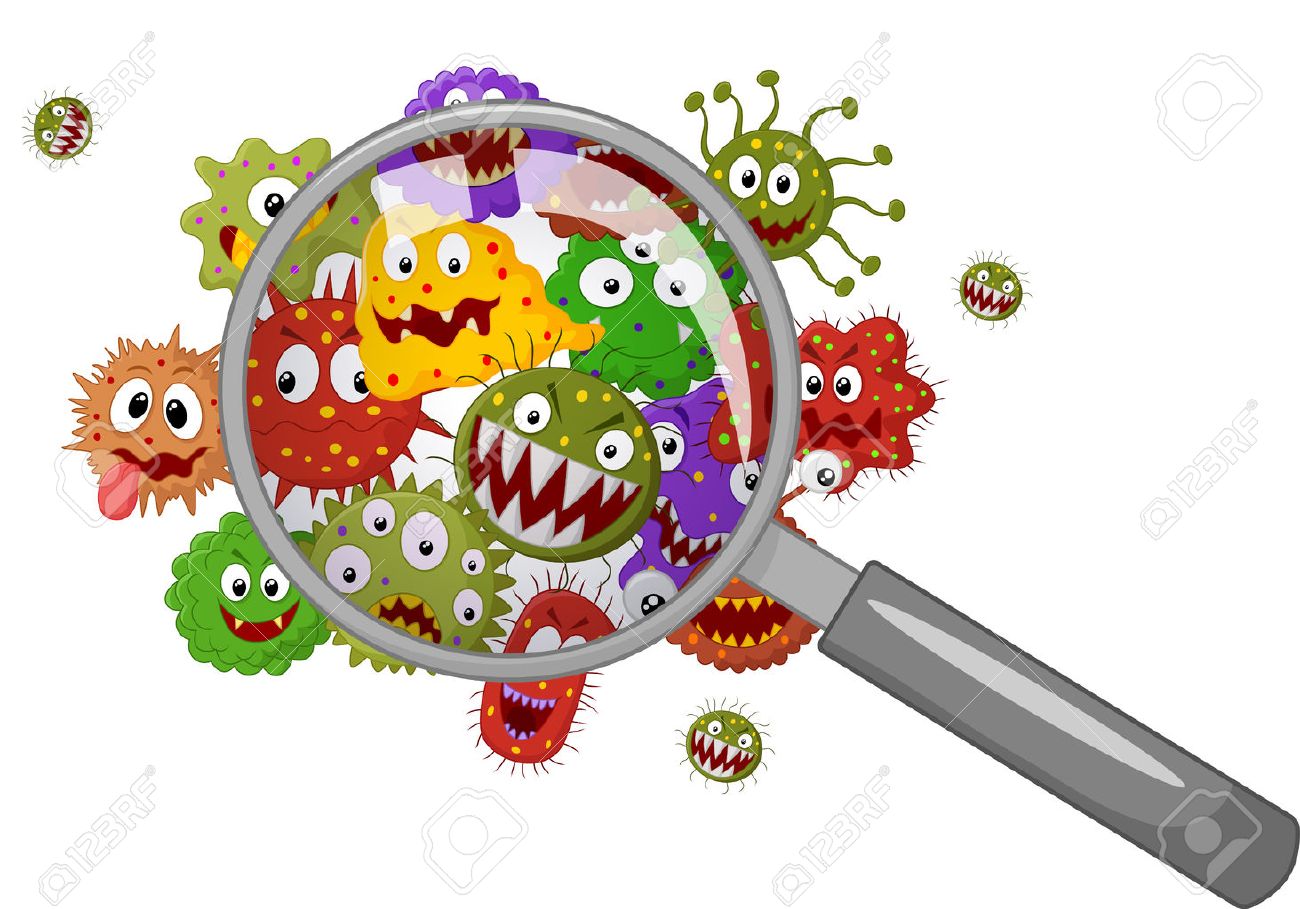35858746-Cartoon-Bakterien-unter-einer-Lupe-Lizenzfreie-Bilder.jpg