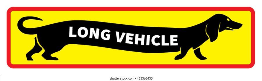 long-vehicle-dog-sign-on-260nw-453366433.jpg