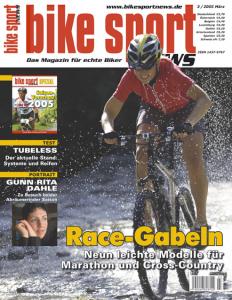 Inhalt der bike sport news 3 (März 2005)