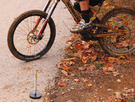 Portables Zeitmessystem für Biker: Freelap