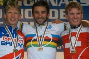 Manuel Fumic vom Team T-Mobile gewinnt U23-Weltmeisterschaft in Frankreich