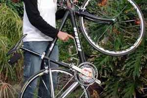 Sabine Spitz mit "fusion bikes" am Start