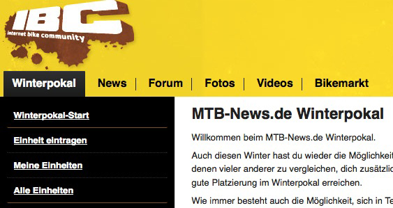 Der Winterpokal 2011/2012 ist beendet – letzte Chance zum Eintragen! Inkl. Statistiken