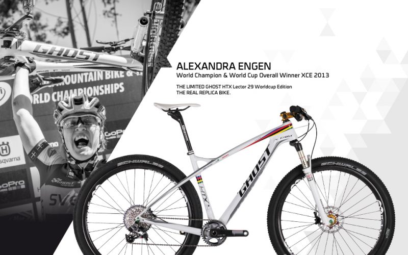 GHOST-Bikes bietet WM Replika von Alexandra Engen’s HTX LECTOR an