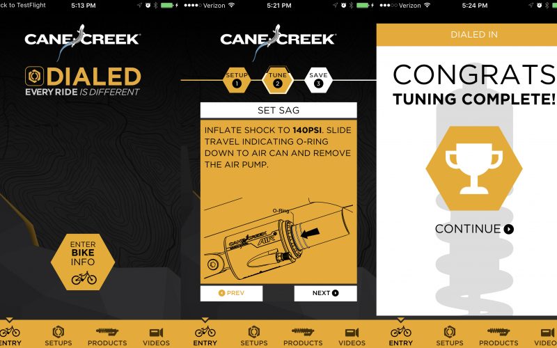 Cane Creek Dialed: Neue App zur Dämpferabstimmung