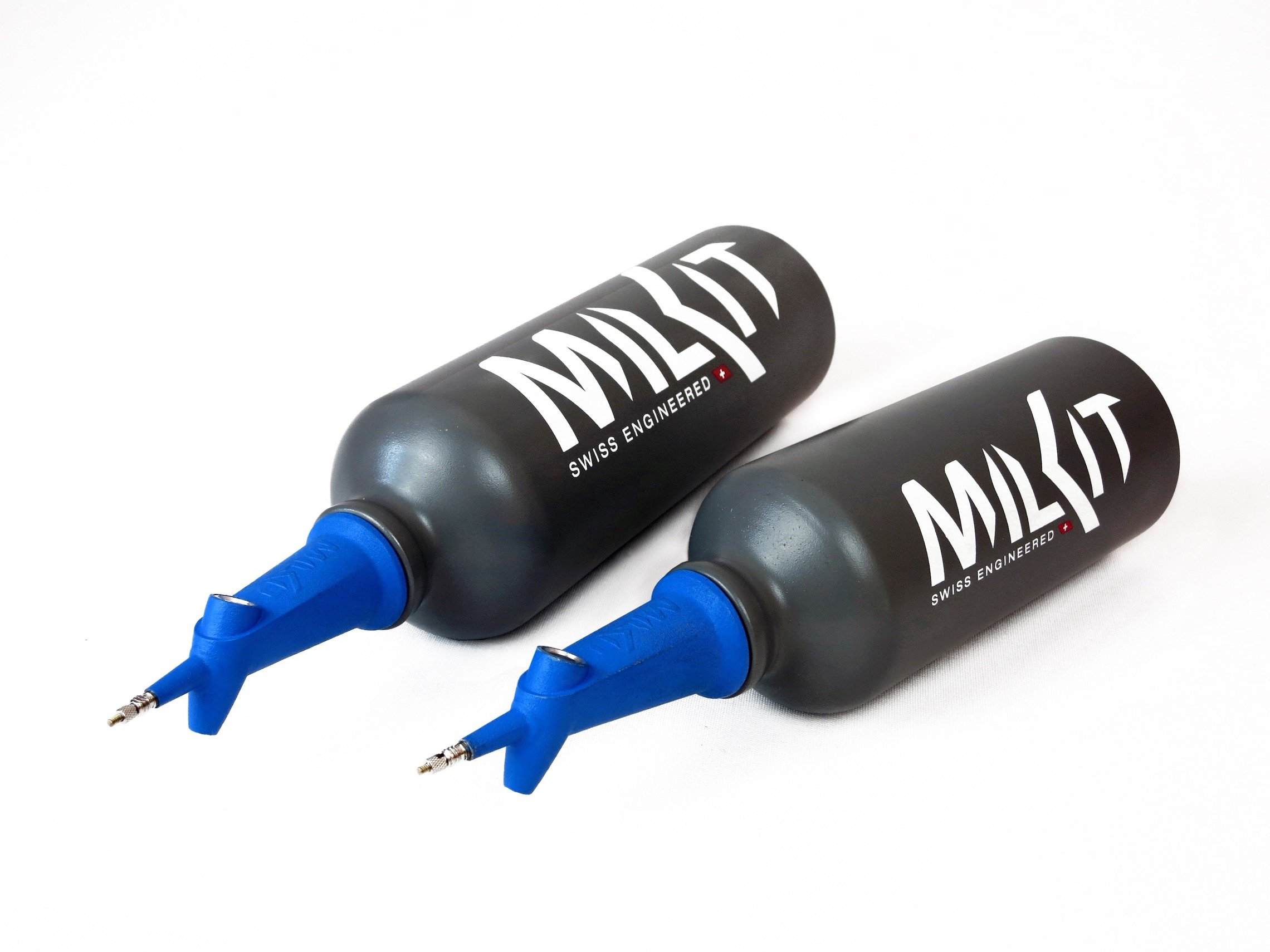 milKit Booster: Tubeless-Pumpe mit Alu-Flasche - MTB-News.de