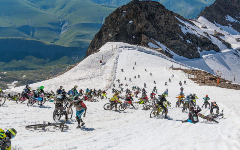 Oli bei der Megavalanche 2018: Megabescheuert eigentlich – aber voll Lawine!