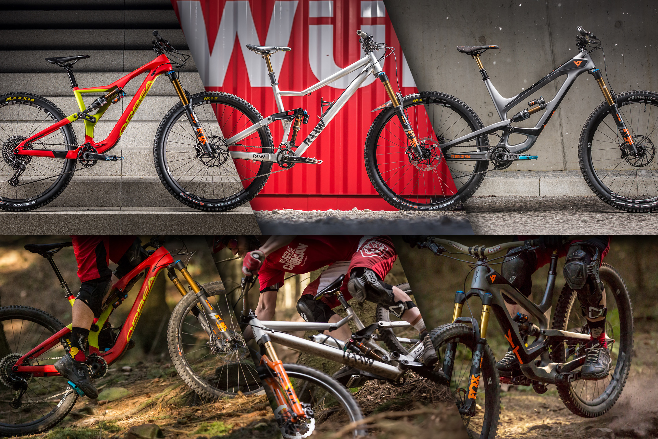 YT Industries Capra, Orbea Rallon und Raaw Madonna im Test: 29er Enduros – die besten Alleskönner?
