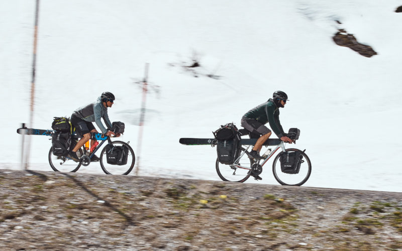 42 Tage, 1.850 km, 33.500 hm: Zum Skifahren mit dem Rad über die Alpen