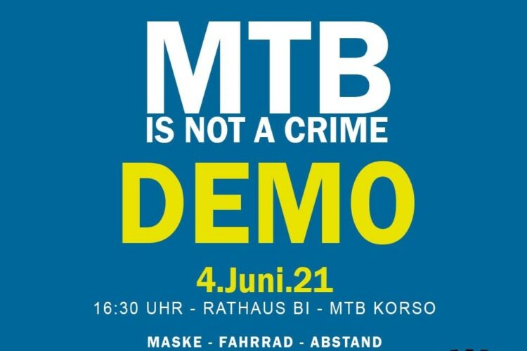 MTB-Demo in Bielefeld am 4. Juni – „MTB is not a crime“: MTB-Bündnis demonstriert für Streckenangebot