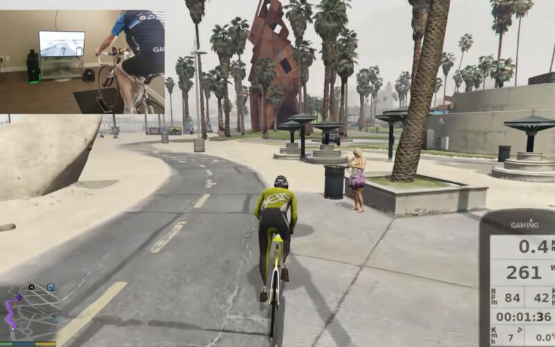 Grand Theft Bike V Indoor-Training: Radtraining mit GTA V statt Zwift