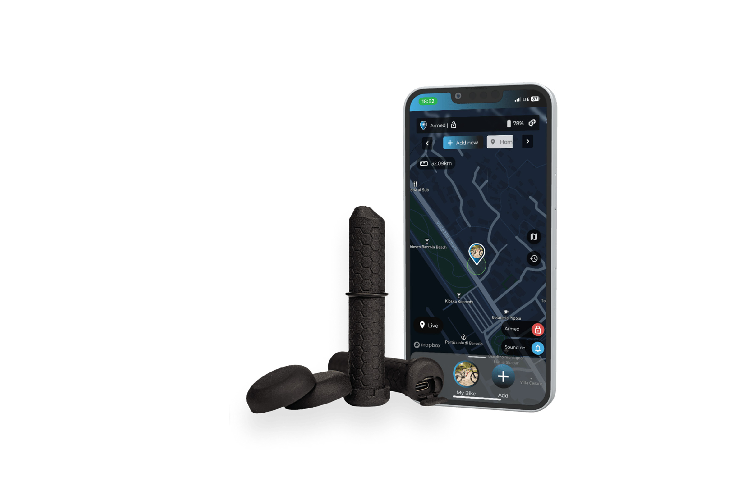Neuer GPS-Tracker für Fahrradlenker: BikeFlare Visio – Tracker mit Alarmanlage
