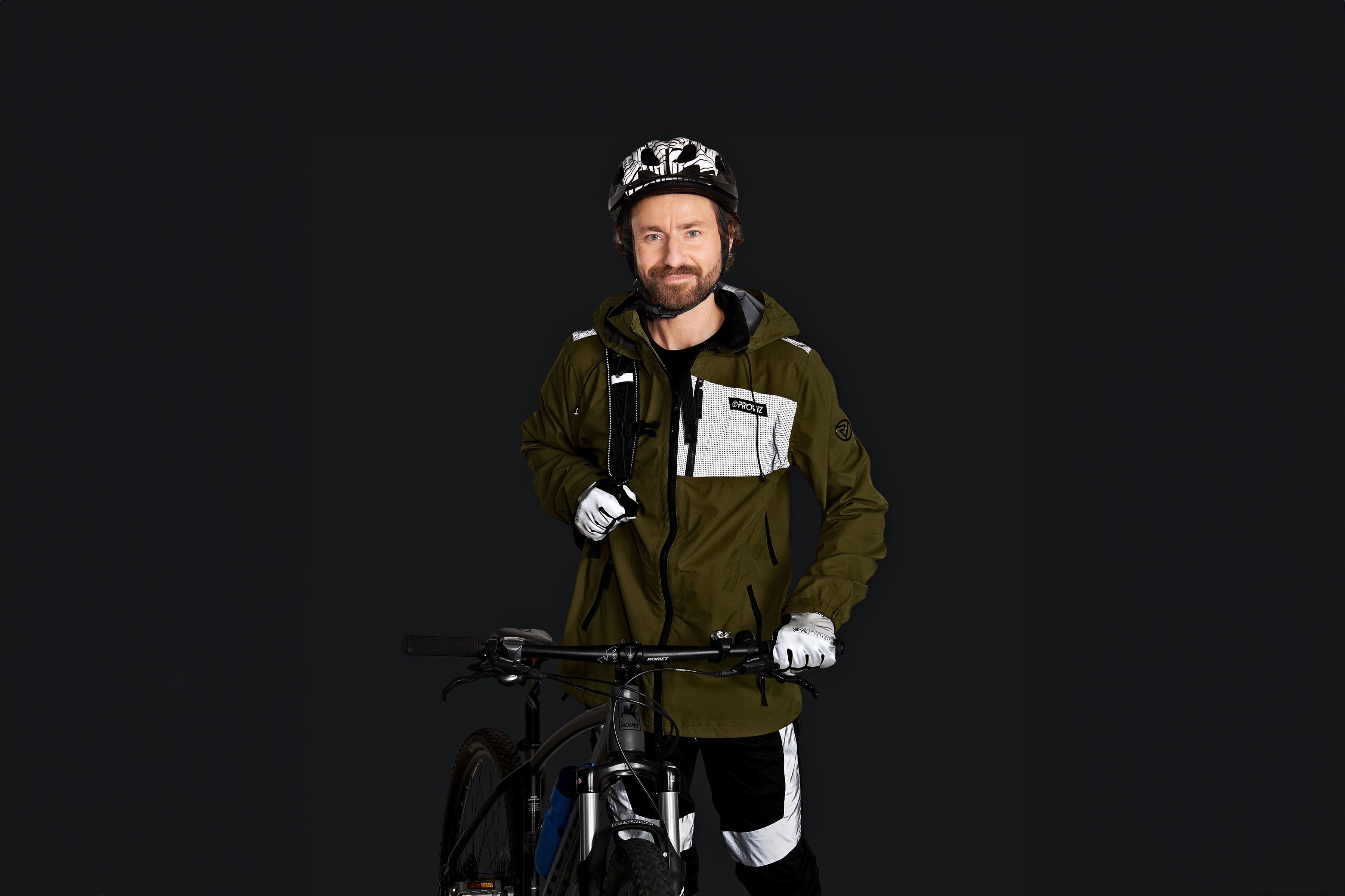 Reflektierende Proviz Reflect360 MTB-Jacke für Herbst und Winter!